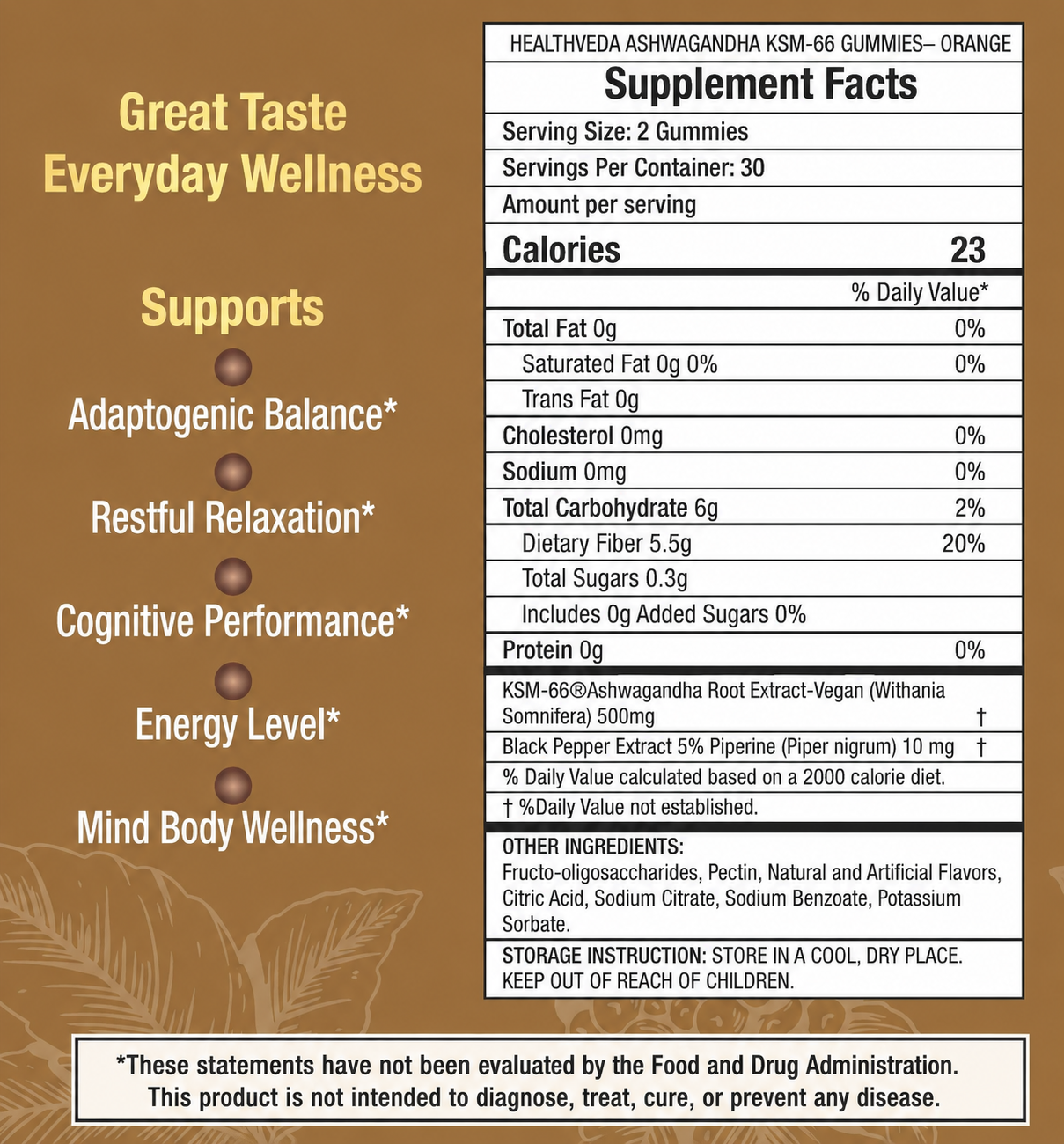 Ashwagandha KSM-66 Gummies